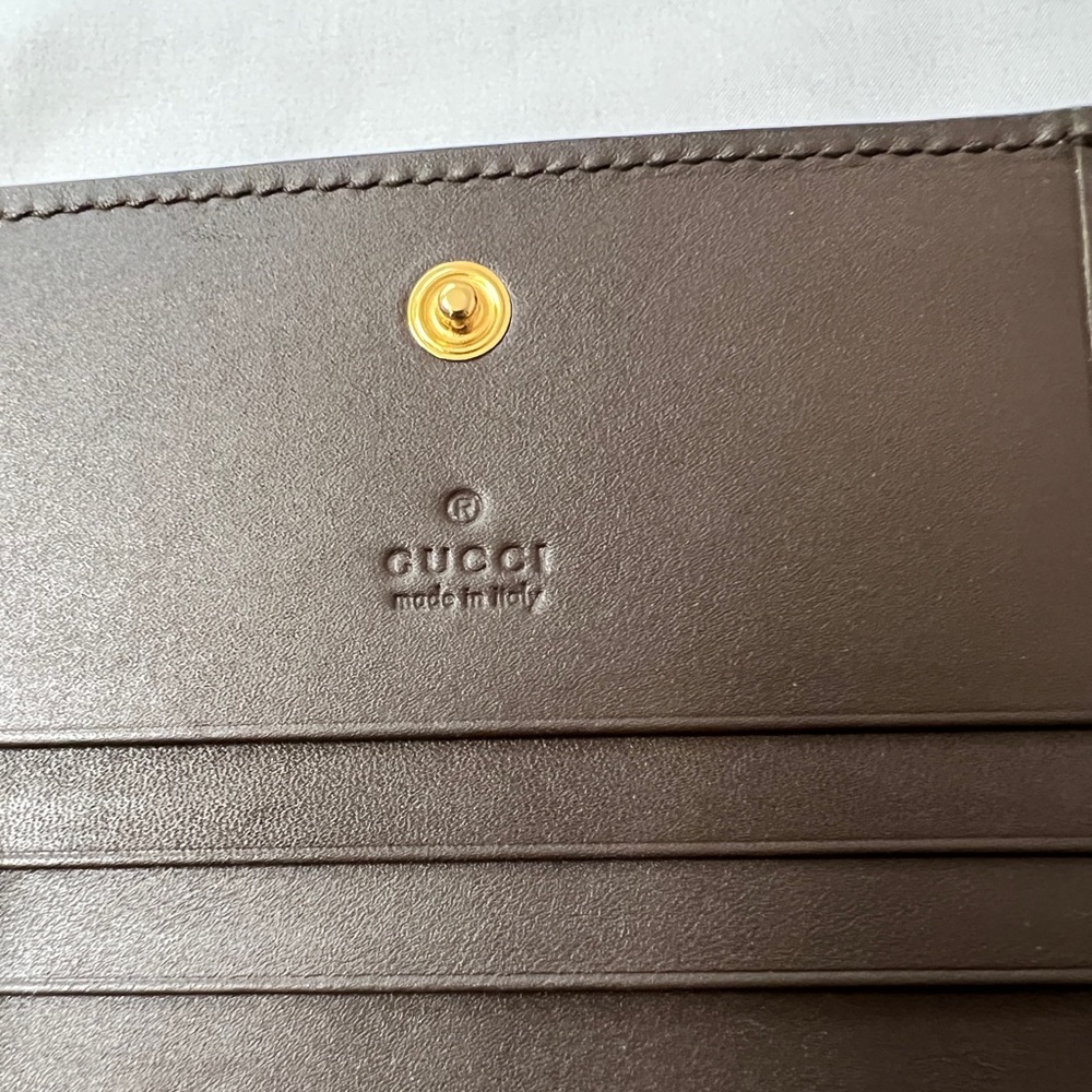 Gucci GG Supreme Monogram Card Case Wallet - Picture 8 of 10